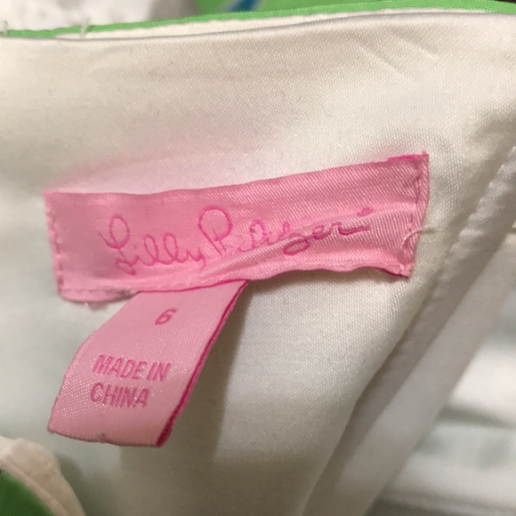 Lilly Pulitzer Langley Strapless Beaded Silk Blend Fit & Flare Mini Dress - 6 - Picture 11 of 11